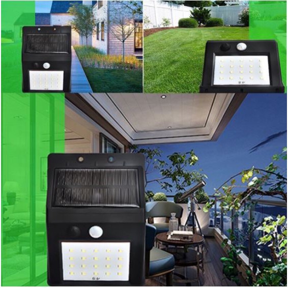 Đèn năng lượng mặt trời solar 40 led siêu sáng cảm biến ánh sáng và chuyển động