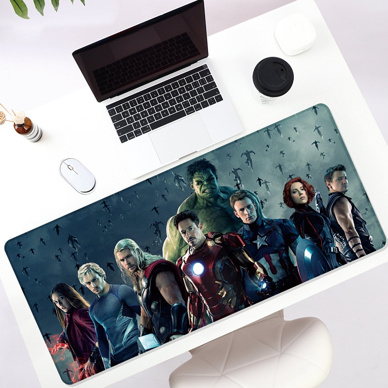Miếng lót chuột cỡ lớn hoạ tiết siêu anh hùng Marvel sắc nét chống trơn trượt