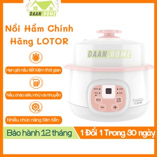 Nồi nấu cháo tự động hẹn giờ ninh cháo, nấu cháo đa năng [Mẫu Mới] LOTOR Bảo Hành 12 Tháng
