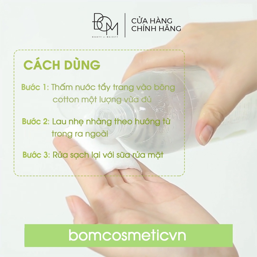 Bộ đôi nước tẩy trang và kem chống nắng BOM EIGHT TEA