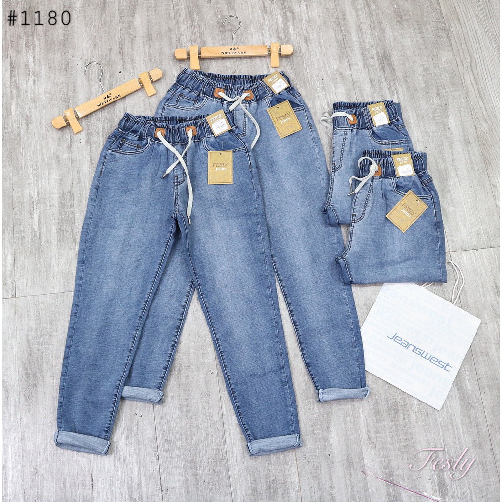 Quần Jeans Nữ Cạp Chun 3061 Cạp Cao [ Ảnh Thật ] | BigBuy360 - bigbuy360.vn