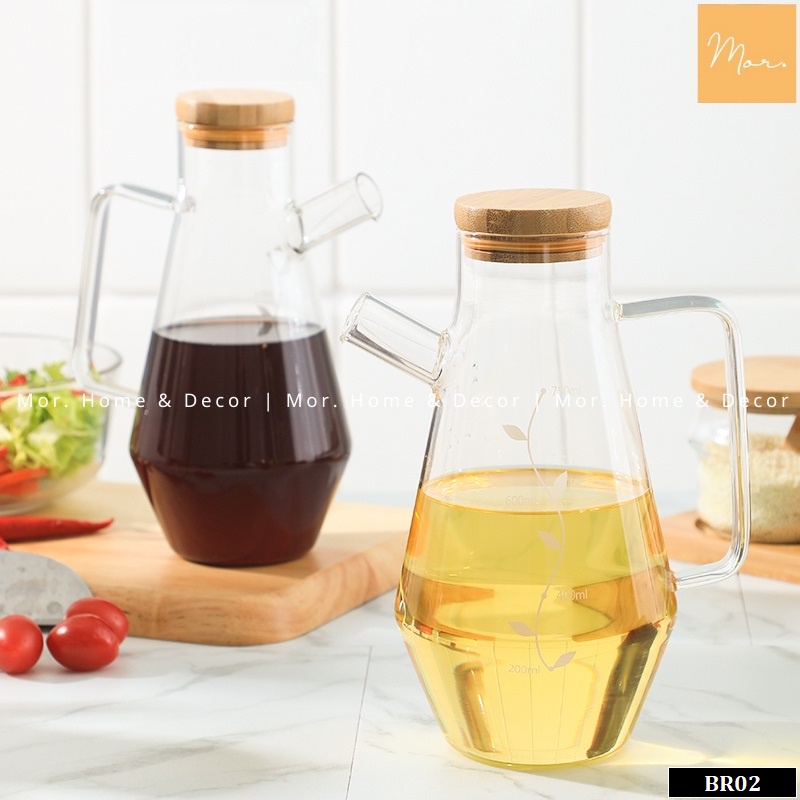 BST Bình thủy tinh đựng gia vị, dầu ăn..