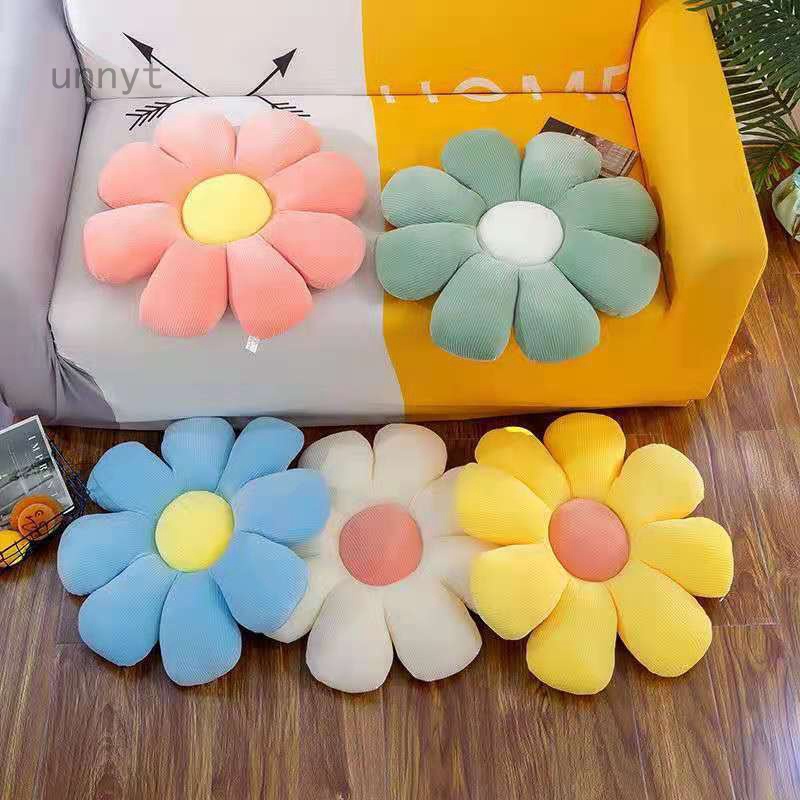 Gối Nhồi Bông Hình Hoa Cúc Trang Trí Phòng