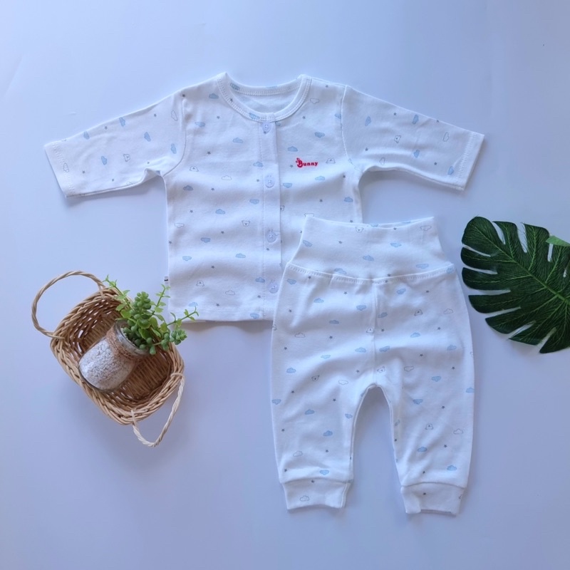 Bộ dài cao cấp Bunny thu đông cho bé 3-10kg