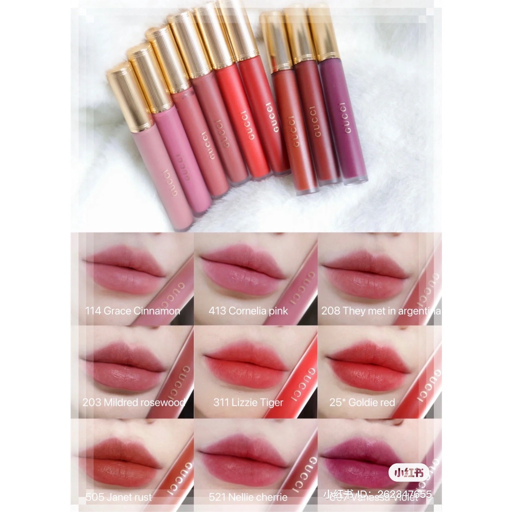 [Mẫu mới 2022] Son kem Gucci Liquid Matte