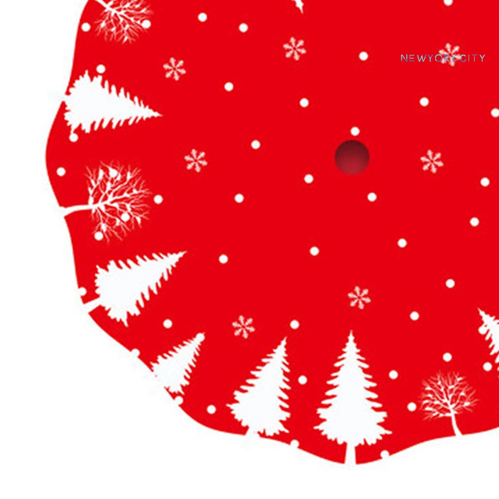 Chân Váy Mềm Mại Màu Trắng Dùng Trang Trí Cây Thông Giáng Sinh