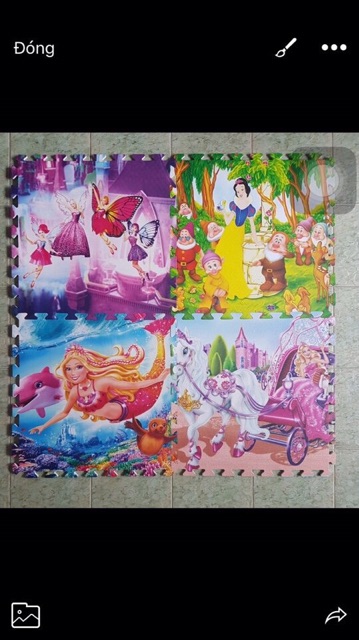Thảm xốp hoạt hình 60x60cm