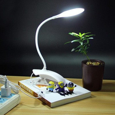 (CAM KẾT GIAO ĐÚNG MÀU ) ĐÈN ĐỌC SÁCH KẸP BÀN CHỐNG CẬN 14 CHIP LED THÔNG MINH TABLE LAMB NGUỒN USB - Đèn đọc sách kẹp b