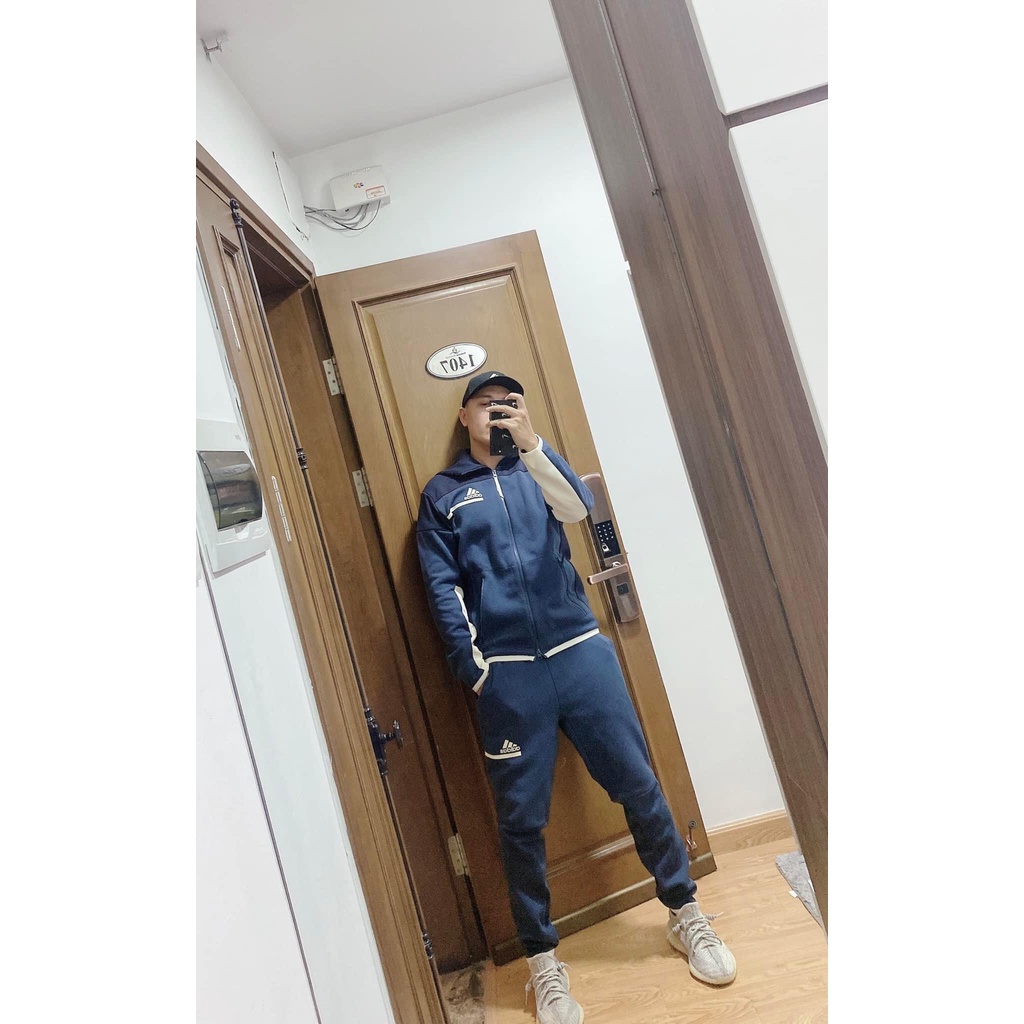 Bộ nỉ nam Adidas ZNE GN6836 + GN6834 - HÀNG CHÍNH HÃNG