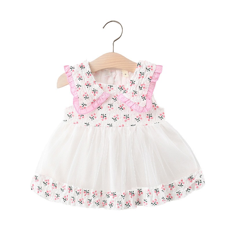 Váy công chúa bé gái Váy hoa  nhí bé gái size 1-3 tuổi VH78