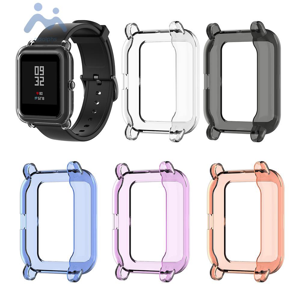 adolphs Soft TPU Protective Case Cover Shell Protector for Amazfit Bip S Smartwatch