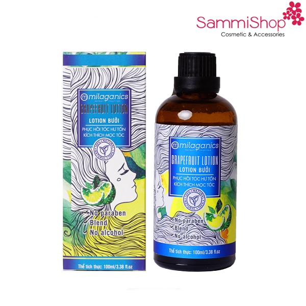 Lotion dưỡng tóc Bưởi Milaganics 100ml
