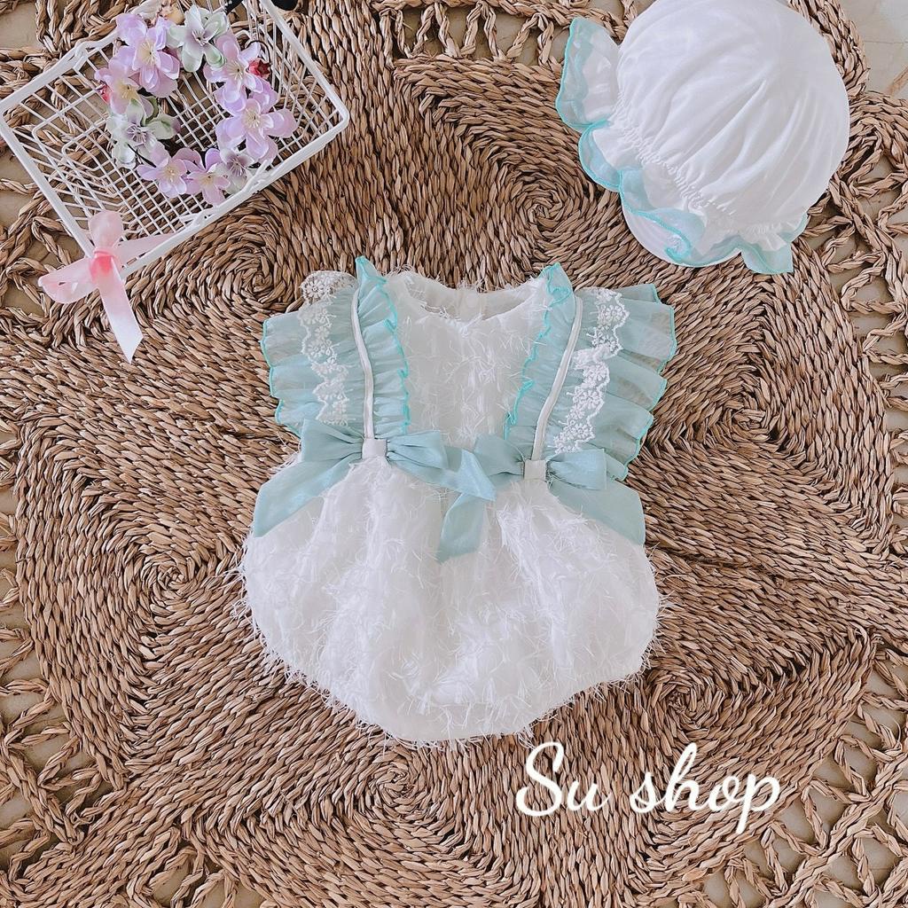 Body thiết kế cho bé sơ sinh TẶNG KÈM MŨ cho bé 3-11kg-Su Shop