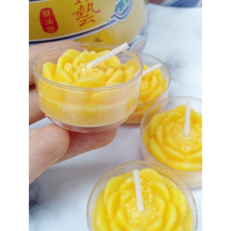 Nến viên lẻ bơ hoa sen nổi cháy 4h không muội - Đông Thành