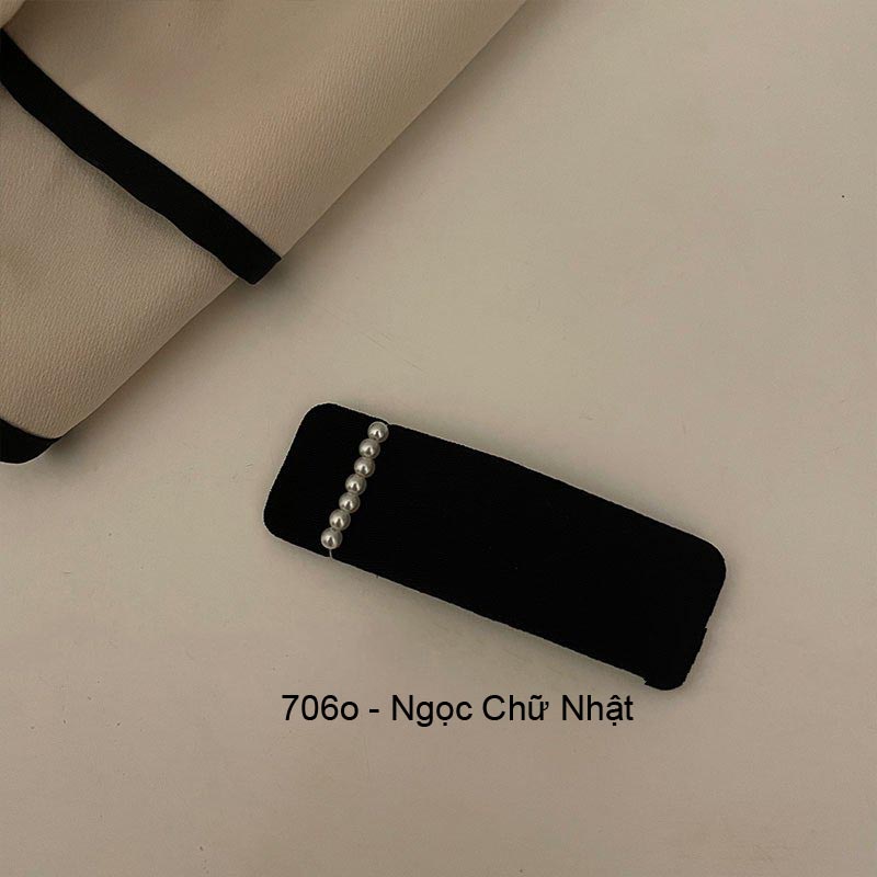 (0706) Cặp Tóc Tont Be Cổ Điển Nhẹ Nhàng Hàn Quốc