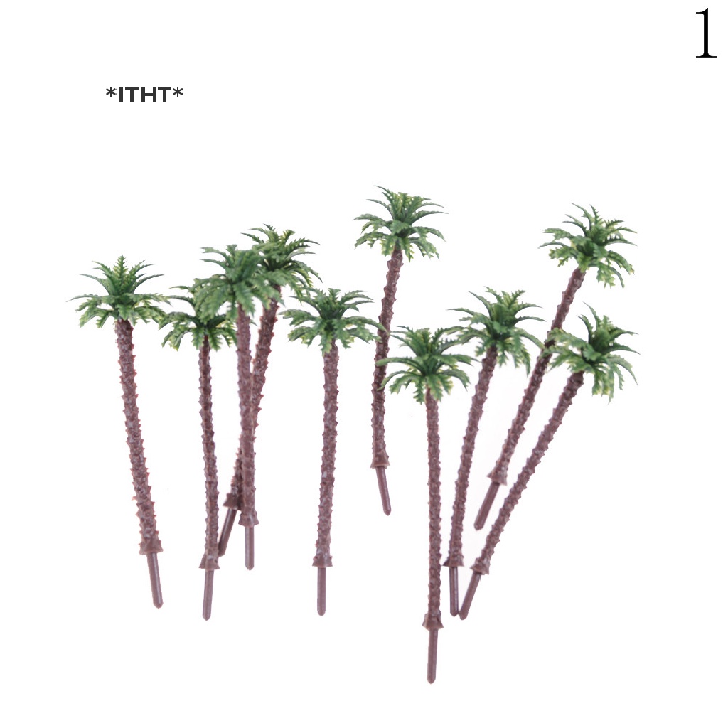 Bộ 10 Mô Hình Cây Dừa Đa Năng Dùng Trang Trí