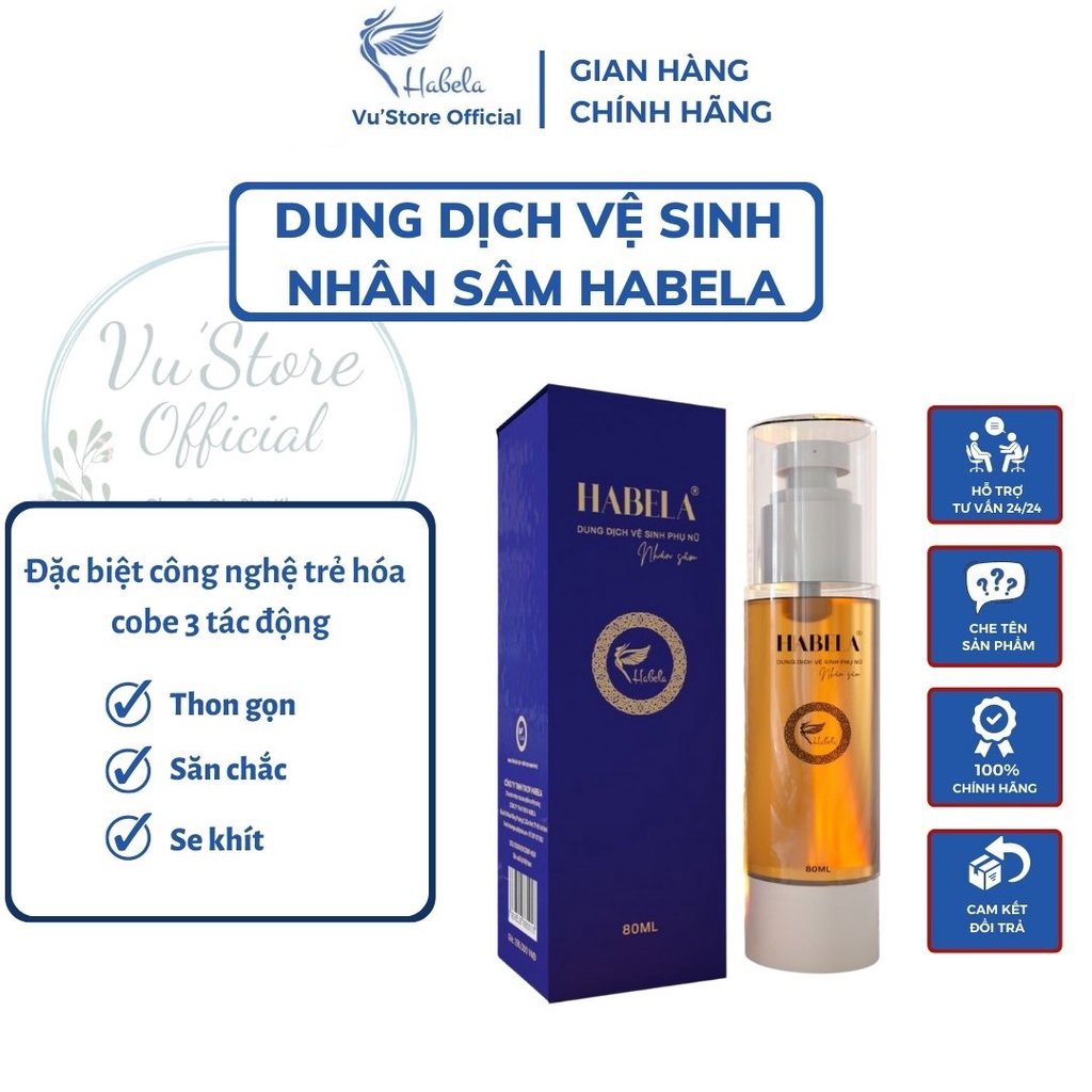 Dung Dịch Vệ Sinh Phụ Nữ Nhân Sâm Làm Sạch Nhẹ Nhàng, An Toàn, Hiệu Qủa 80ml