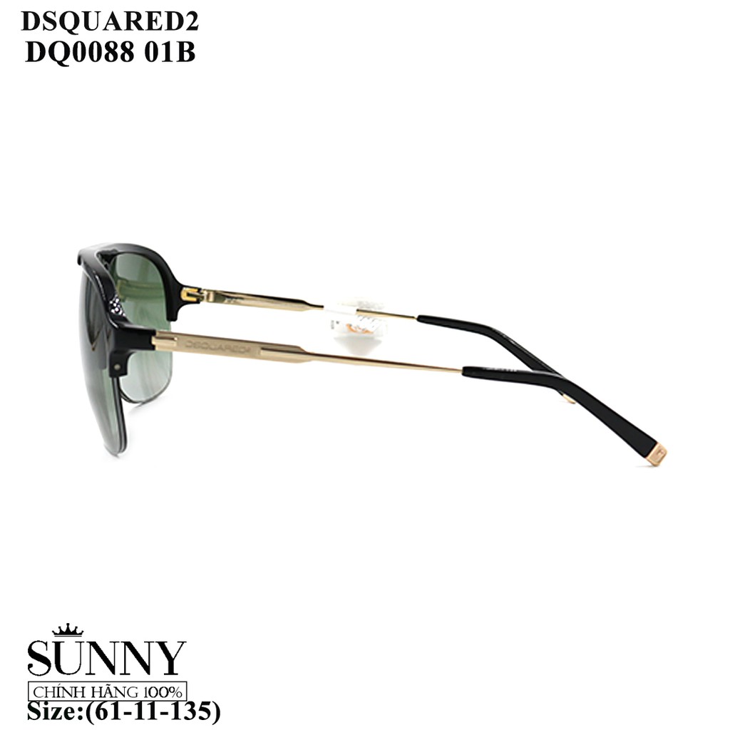 Kính mát nam nữ thời trang Dsquared2 DQ0088 nhiều màu chính hãng, thiết kế dễ đeo bảo vệ mắt