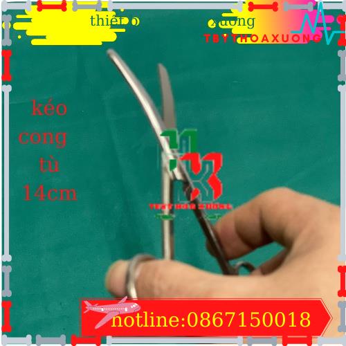 Kéo Cong 2 Đầu Tù - Kéo Y Tế Các Size GOLDSUN Pakistan