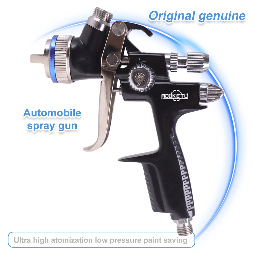 Súng phun sơn màu đen 1.3mm 600ml chuyên dụng