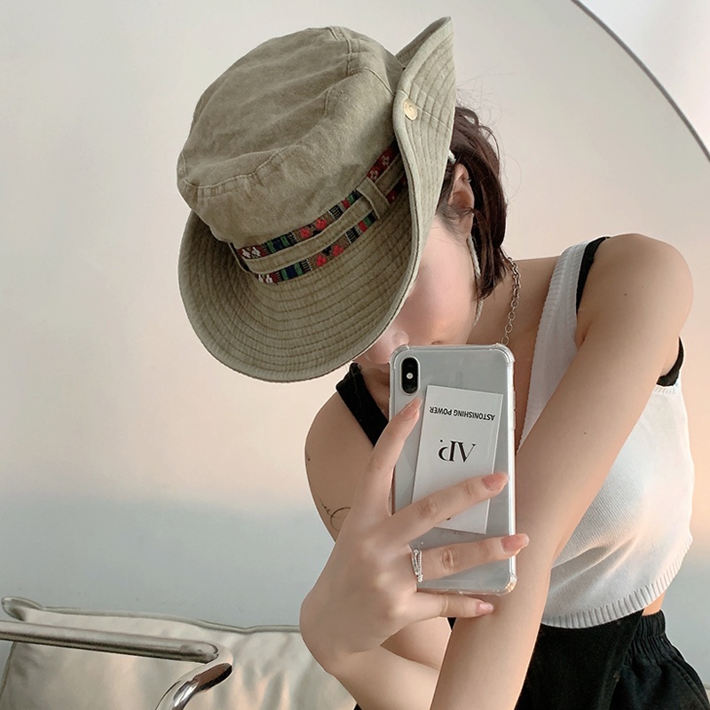 Nón Tai Bèo Kiểu Cao Bồi Nhật Bản Thời Trang Mùa Hè Cho Nữ