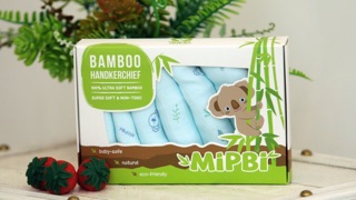Khăn sữa 100% sợi tre Mippi
