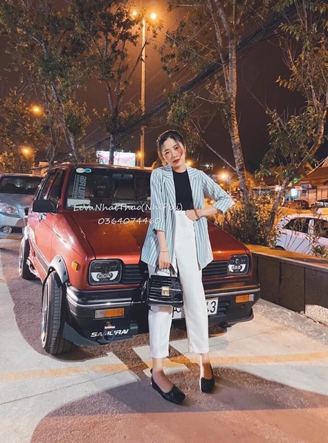 Vest sọc xanh mint+ HỒNG | BigBuy360 - bigbuy360.vn