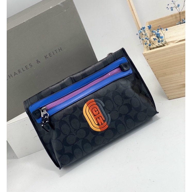 TÚI COACH NAM NỮ UNISEX KIÊM CLUTCH CÓ MÓC KHOÁ