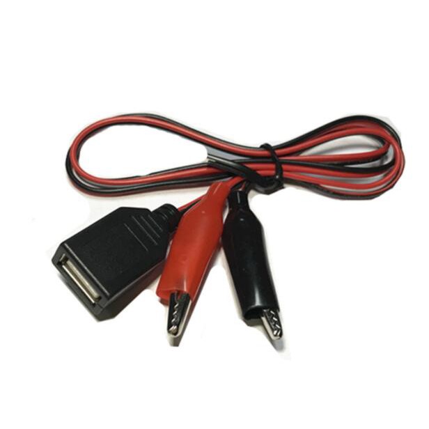 Alligator Test Clips Clamp to SMA/USB Male/Banana Plug/ Connector Power Supply Adapter Wire