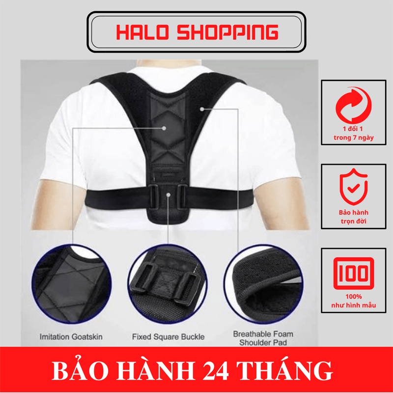 Đai chống gù lưng CORRECTOR Nam Nữ, Trẻ Em chính hãng [Bảo hành 24 tháng]