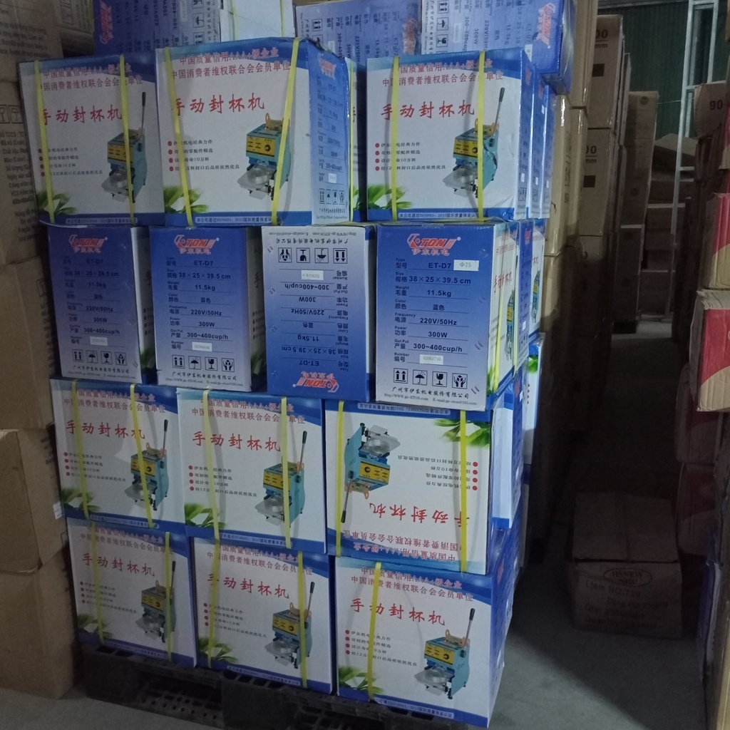 Máy dập cốc Eton B9, Eton D7, máy ép màng, ép miệng ly trà sữa, nước ép, cafe, sinh tố, canh, nước mía siêu bền