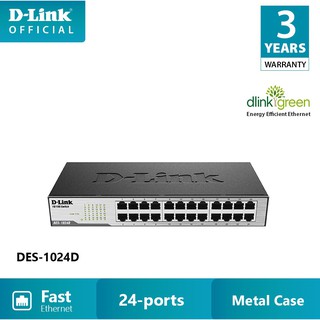 D-LINK DES-1024D - Bộ chia cổng mạng 24 Port 10/100 Mbps