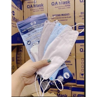 KHẨU TRANG KF94 CHÍNH HÃNG QUYỀN ANH 5 BỊCH KÍT = 50 CÁI MÀU TRẮNG SẠCH SẼ/ÔM KHÍT MẶT ,KHÔNG ĐAU TAI 5 BỊCH50 CÁI 55K .