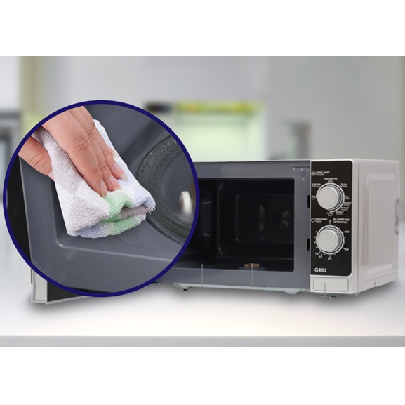 Lò vi sóng có nướng SHARP R-G222VN-S 20 lít - Rã đông, hâm, nấu, nướng