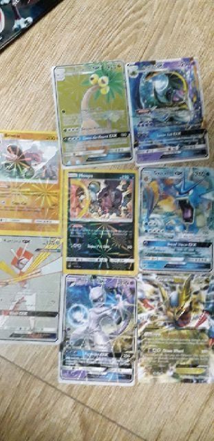 Combo 96 thẻ Pack bài PokemonGX và PokemonGo phiên bản Tiếng Anh bằng giấy bóng cứng óng ánh rất đẹp