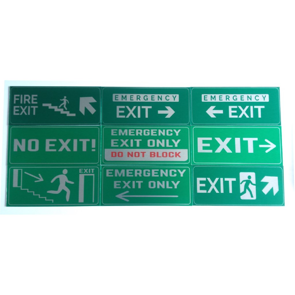 Bảng Exit, bảng thoát hiểm, bảng chỉ dẫn lối thoát, bảng khẩn cấp in trực tiếp giá cực rẻ