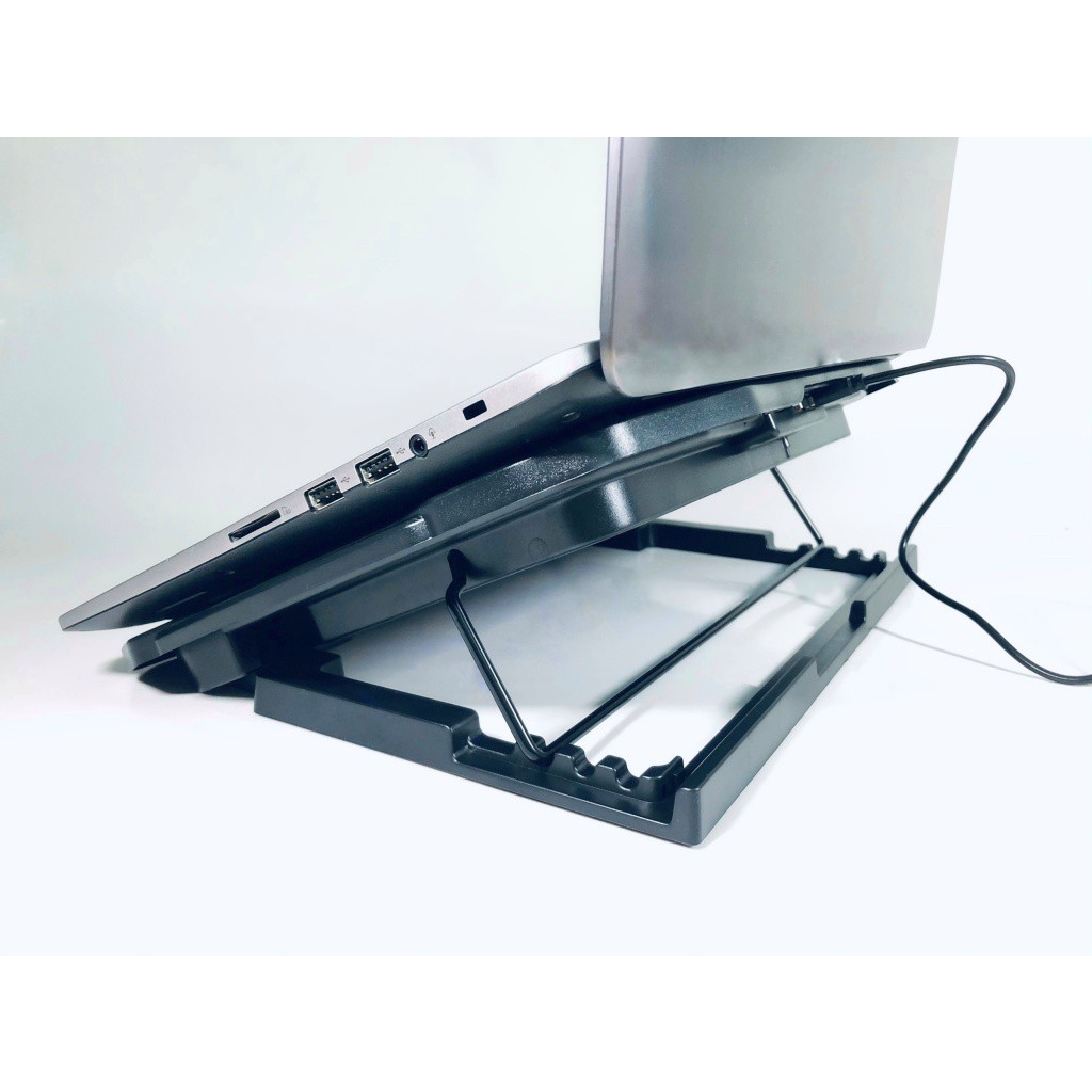 Đế Tản Nhiệt Laptop 6 Quạt Điều Chỉnh Lực Gió Kèm Giá Đỡ ⚡ Tiện Lợi Mát Nhanh ⚡ Spalaptop