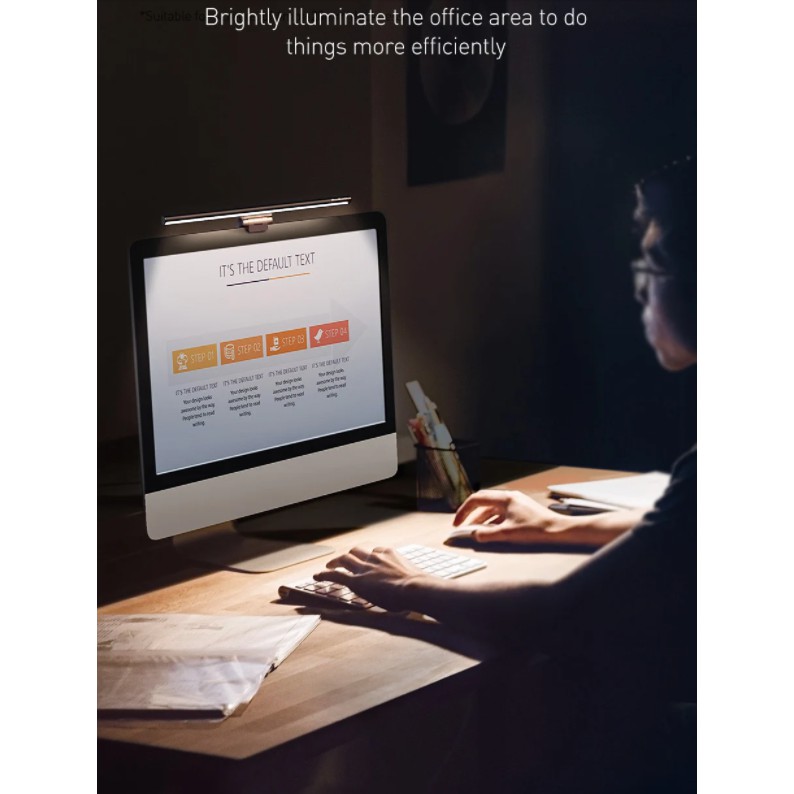 (Bản mới Youth ) Đèn treo màn hình bảo vệ mắt Baseus i-work Series DGIWK-01 ,Sang trọng tinh tế , Bảo hành chính hãng 24 | BigBuy360 - bigbuy360.vn