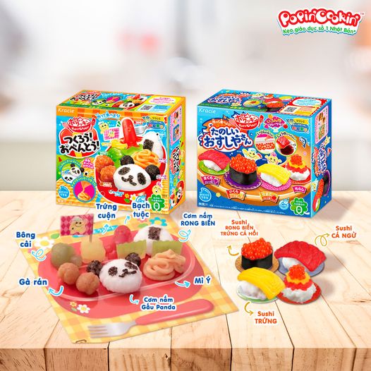 Popin Cookin bộ làm mì sushi Nhật Bản- nhiều phân loại