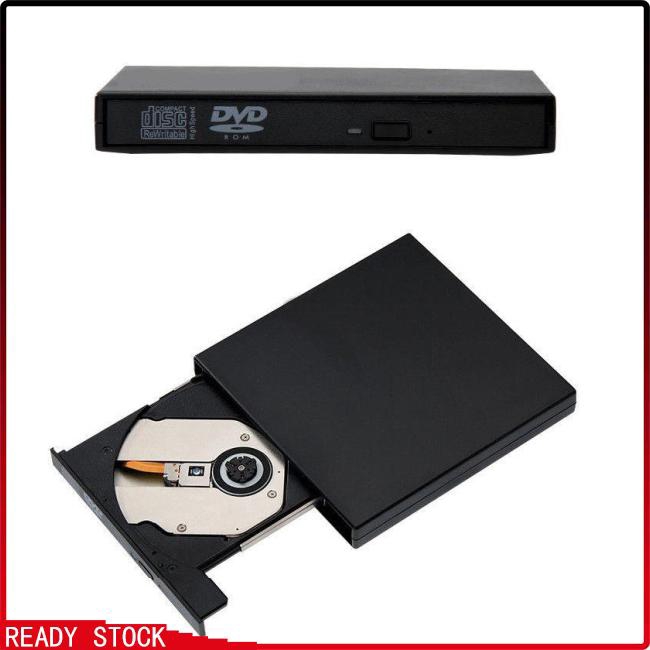 USB External DVD CD RW Disc Burner Combo Drive Reader for Windows 98/8/10 Laptop PC