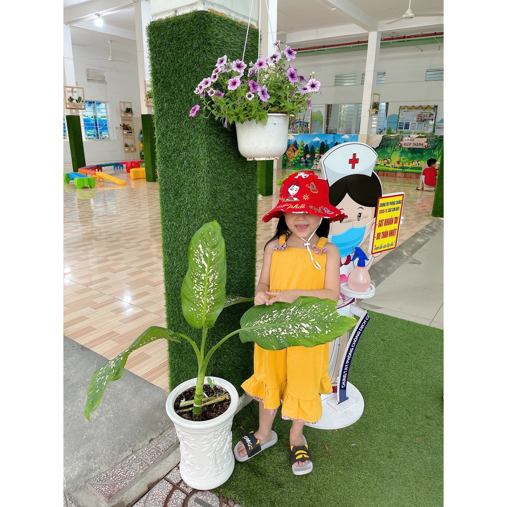 Mũ rộng vành hình công chúa cho bé(4-8 tuổi)