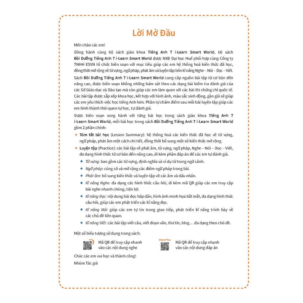 Sách - DTPbooks - Bồi dưỡng Tiếng Anh 7 i-Learn Smart World