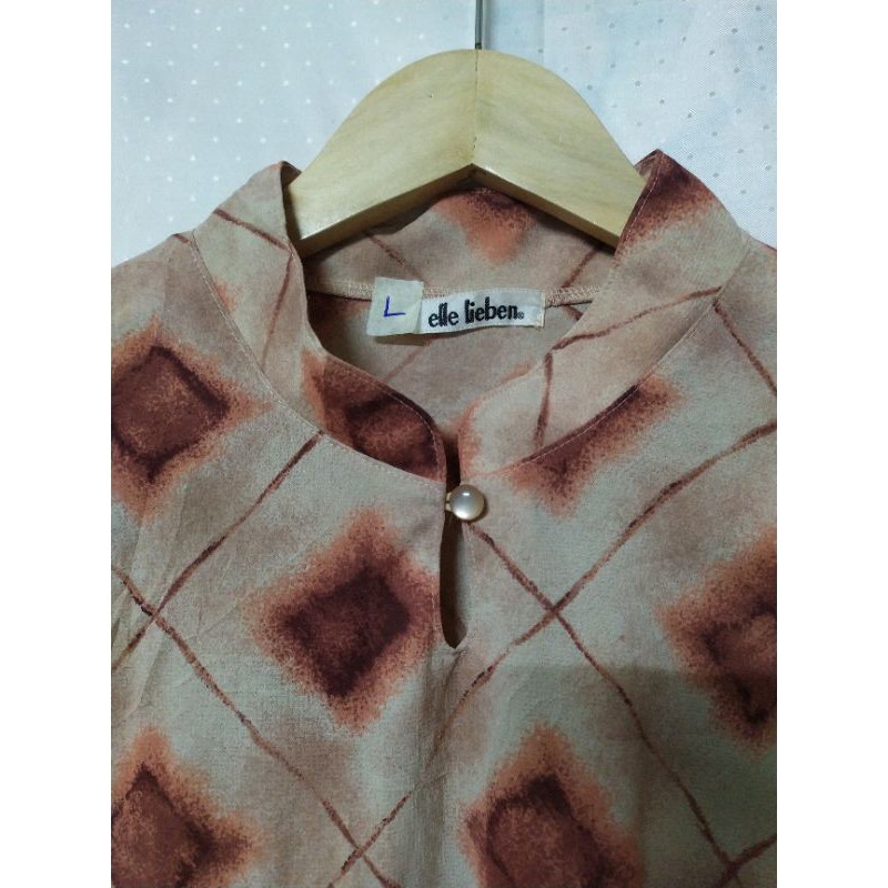 Sơ mi họa tiết size L