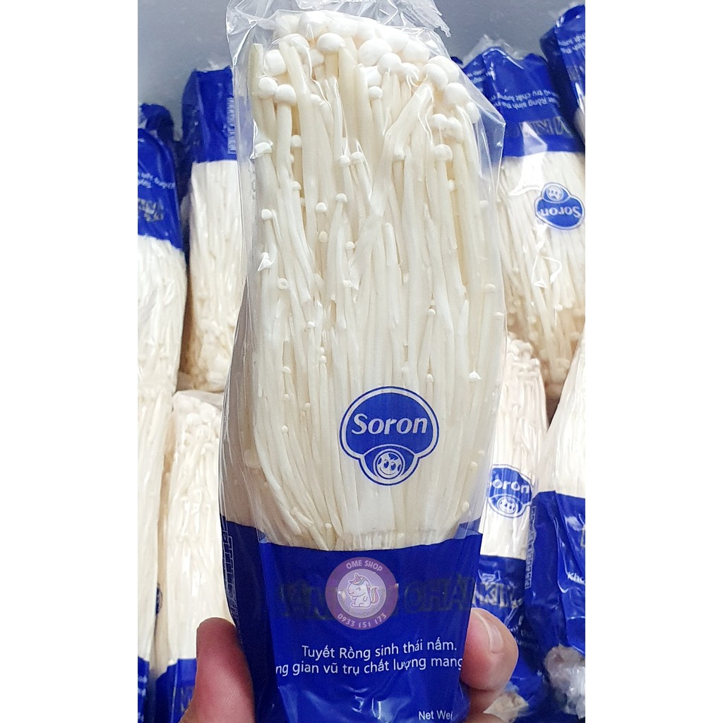 NẤM KIM CHÂM / Enoki Mushrooms 150gr (nhãn Everlife/Soron) - giao hỏa tốc Hồ Chí Minh