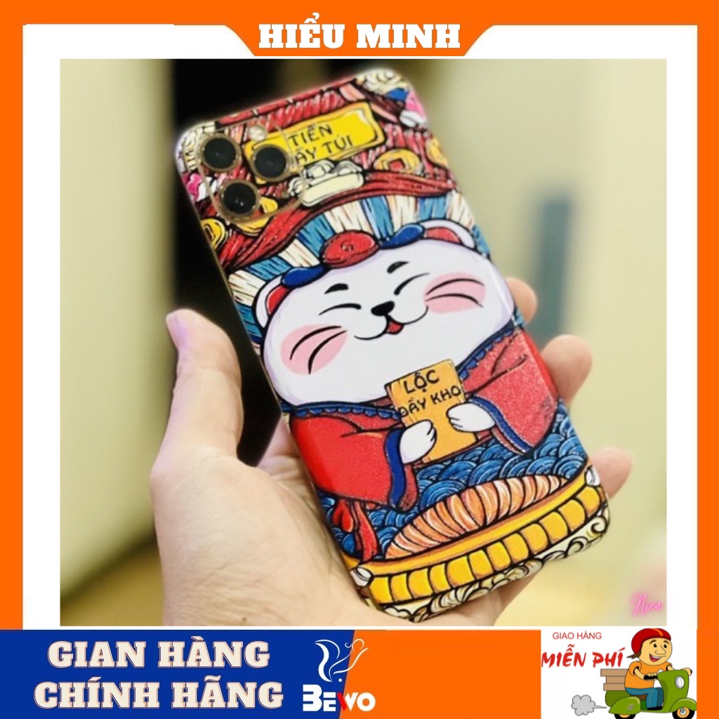 Miếng dán PPF lưng iphone hình Mèo thần tài cho iphone 7Plus/8/8Plus/X /XS/XS Max/11/12/13/pro/max