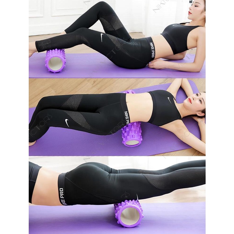 Con Lăn Massage Tập Gym Dãn Cơ Sau Tập Gym Yoga Hàng Chuẩn Cao Cấp 45cm Massage Foarm Roller Thư Giãn Cơ