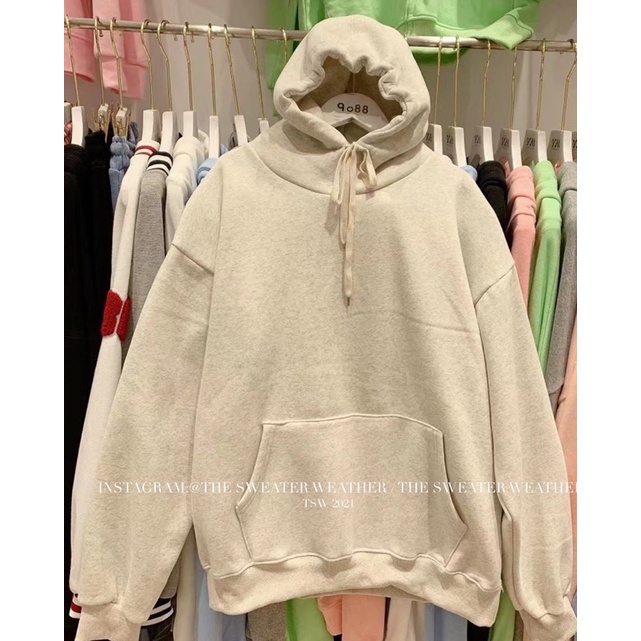 (Ảnh thật) Áo hoodie nỉ bông trơn the.sweaterweather TSW | BigBuy360 - bigbuy360.vn