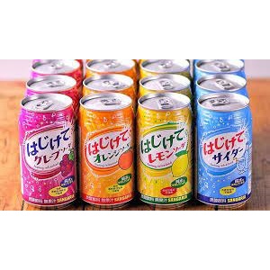 Nước soda Sangaria Hajikete lon 350g - 4 vị - Konni39 Sơn Hoà - 1900886806