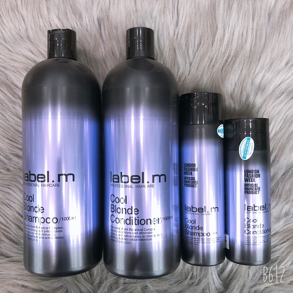 Bộ gội xả COOL BLONDE dành cho tóc nhuộm tông sáng LABEL.M ( hàng chính hãng )
