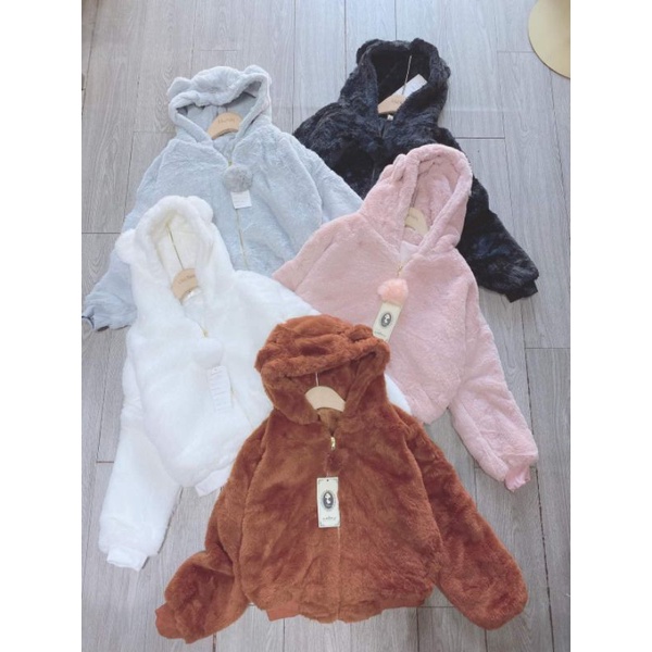 Áo lông gấu nữ, áo khoác nữ, full màu( kèm ảnh thật ) | BigBuy360 - bigbuy360.vn